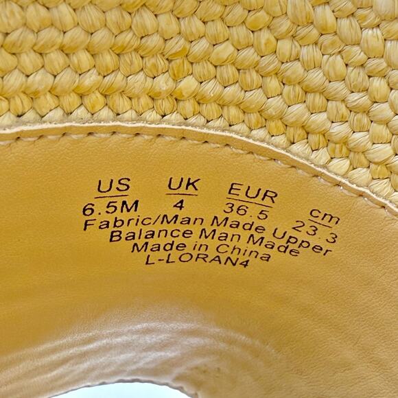 Franco Sarto Womens Loran Sandals US 6.5 M EU 36.5 Natural Beige Slip On NIB - Picture 12 of 12